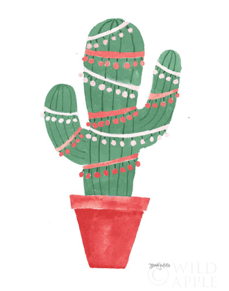 Picture of A VERY CACTUS CHRISTMAS II DARK GREEN
