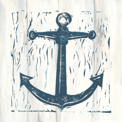 Picture of NAUTICAL COLLAGE III ON WHITE WOOD