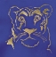 Picture of GILDED LIONESS INDIGO
