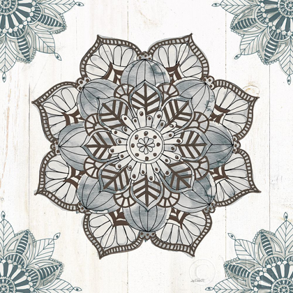 Picture of MANDALA MORNING V BLUE AND GRAY V2