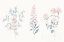 Picture of FLOWERS ON WHITE IX CONTEMPORARY