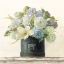 Picture of TULIPS IN HATBOX SHIPLAP