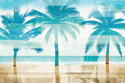 Picture of BEACHSCAPE PALMS WITH CHAIR