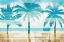 Picture of BEACHSCAPE PALMS WITH CHAIR