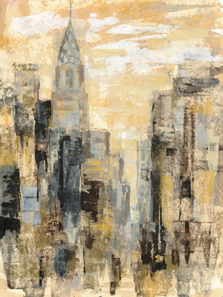 Picture of MANHATTAN GRAY AND GOLD I