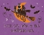 Picture of SPOOKTACULAR I BLACK CATS PURPLE