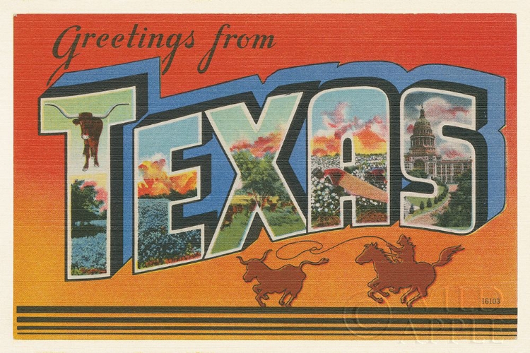 Picture of GREETINGS FROM TEXAS V2