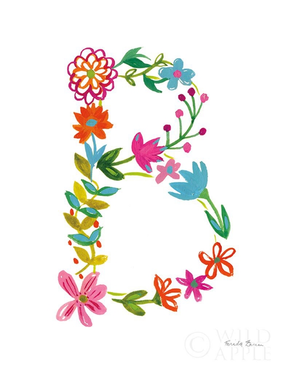 Picture of FLORAL ALPHABET LETTER II