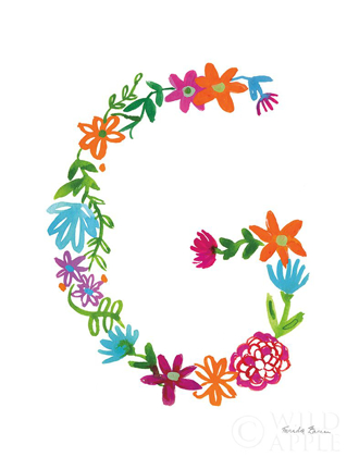 Picture of FLORAL ALPHABET LETTER VII