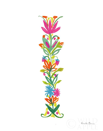 Picture of FLORAL ALPHABET LETTER IX