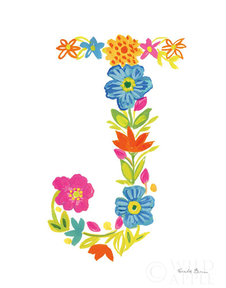 Picture of FLORAL ALPHABET LETTER X