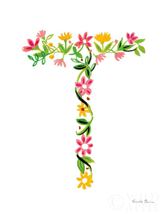 Picture of FLORAL ALPHABET LETTER XX