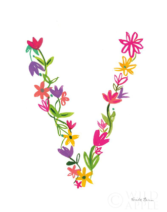 Picture of FLORAL ALPHABET LETTER XXII