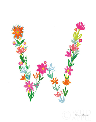 Picture of FLORAL ALPHABET LETTER XXIII