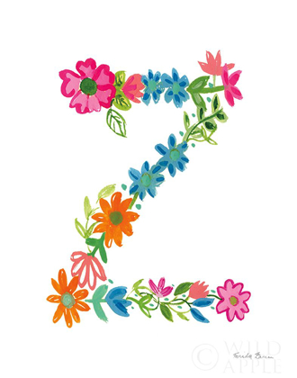 Picture of FLORAL ALPHABET LETTER XXVI