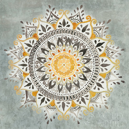 Picture of MANDALA DELIGHT I YELLOW GREY