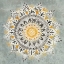 Picture of MANDALA DELIGHT I YELLOW GREY
