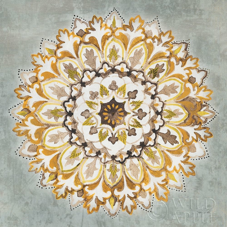 Picture of MANDALA DELIGHT II YELLOW GREY