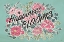 Picture of LIVE IN BLOOM I TEAL