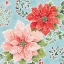Picture of COUNTRY POINSETTIAS II BLUE