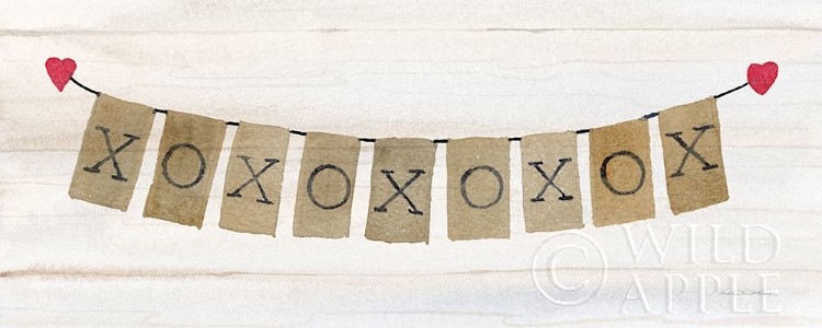 Picture of RUSTIC VALENTINE BANNER I