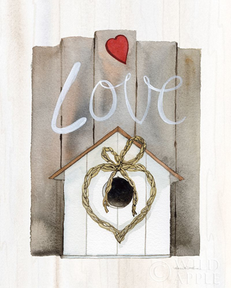 Picture of RUSTIC VALENTINE BIRDHOUSE