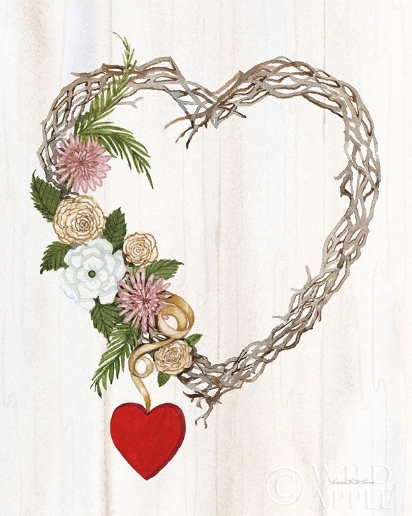 Picture of RUSTIC VALENTINE HEART WREATH I