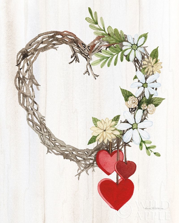 Picture of RUSTIC VALENTINE HEART WREATH II