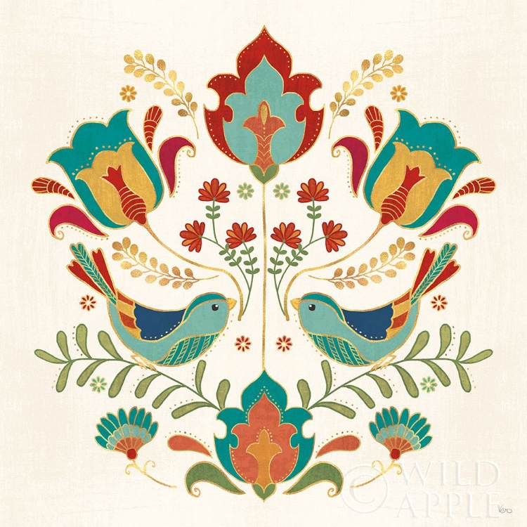 Picture of FOLK FLORAL III
