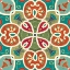 Picture of FOLK FLORAL VI