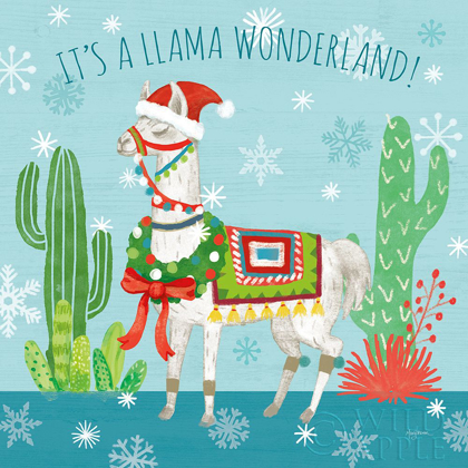 Picture of LOVELY LLAMAS CHRISTMAS V