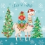 Picture of LOVELY LLAMAS CHRISTMAS IX