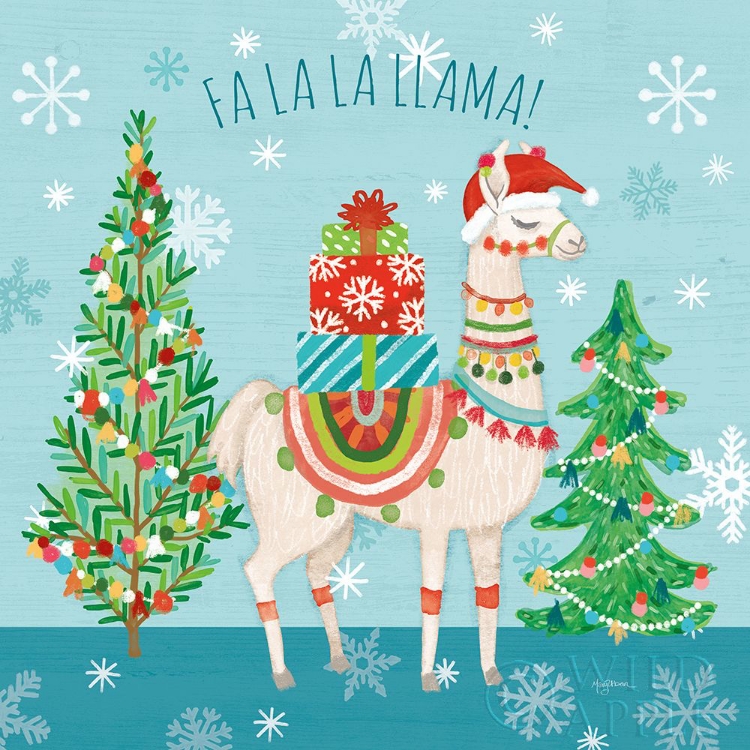 Picture of LOVELY LLAMAS CHRISTMAS IX