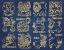 Picture of WHATS YOUR SIGN BLUE GOLD