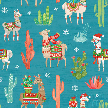 Picture of LOVELY LLAMAS CHRISTMAS STEP 06B