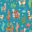 Picture of LOVELY LLAMAS CHRISTMAS STEP 06B