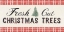 Picture of FLOURSACK HOLIDAY V BLACK RED BORDER