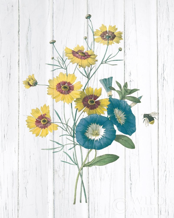 Picture of BOTANICAL BOUQUET ON WOOD II
