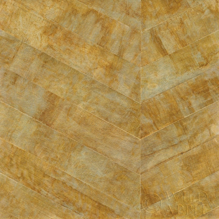 Picture of GILDED HERRINGBONE I