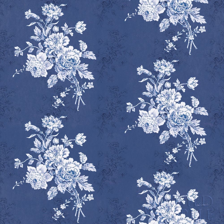 Picture of TOILE ROSES PATTERN IVC