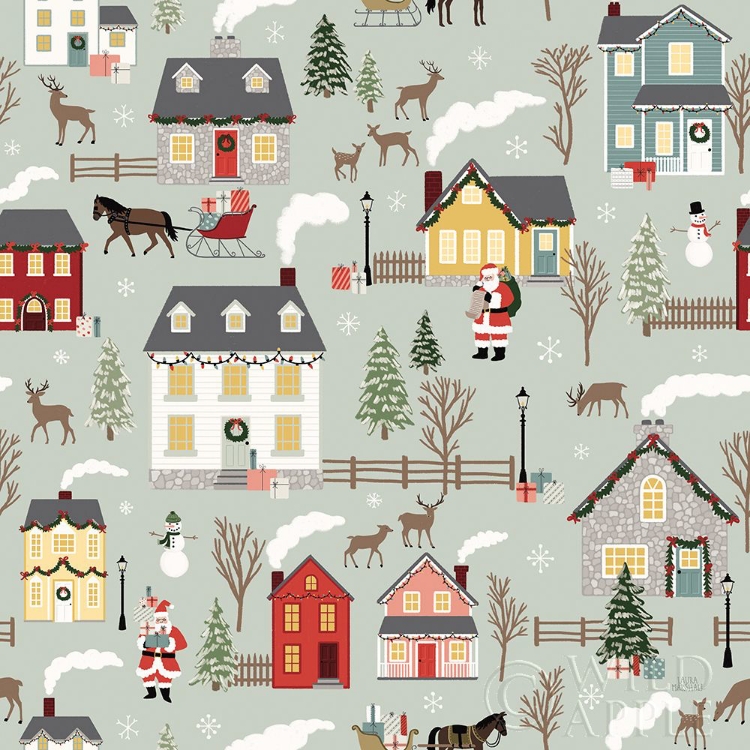 Picture of CHRISTMAS VILLAGE PATTERN I