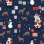 Picture of CHRISTMAS VILLAGE PATTERN VIIIB