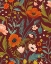 Picture of BLUE BOTANICAL PATTERN IC
