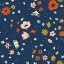 Picture of BLUE BOTANICAL PATTERN IIA