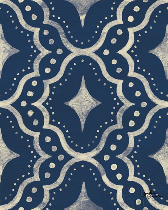 Picture of BLUE BOTANICAL PATTERN IVA