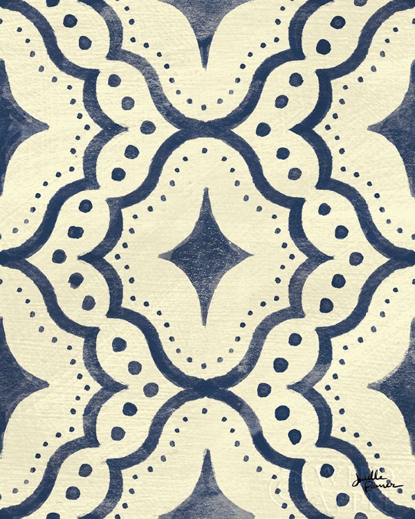 Picture of BLUE BOTANICAL PATTERN VA