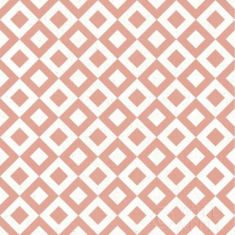 Picture of FLOWERS ON WHITE CONTEMPORARY BRIGHT PATTERN VC