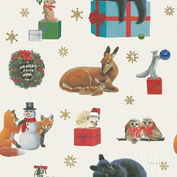 Picture of CHRISTMAS CRITTERS BRIGHT PATTERN IIIB