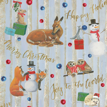 Picture of CHRISTMAS CRITTERS BRIGHT PATTERN IVA
