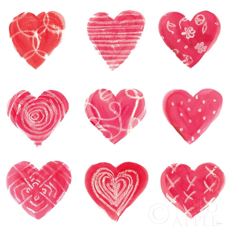 Picture of HEARTS AND MORE HEARTS I